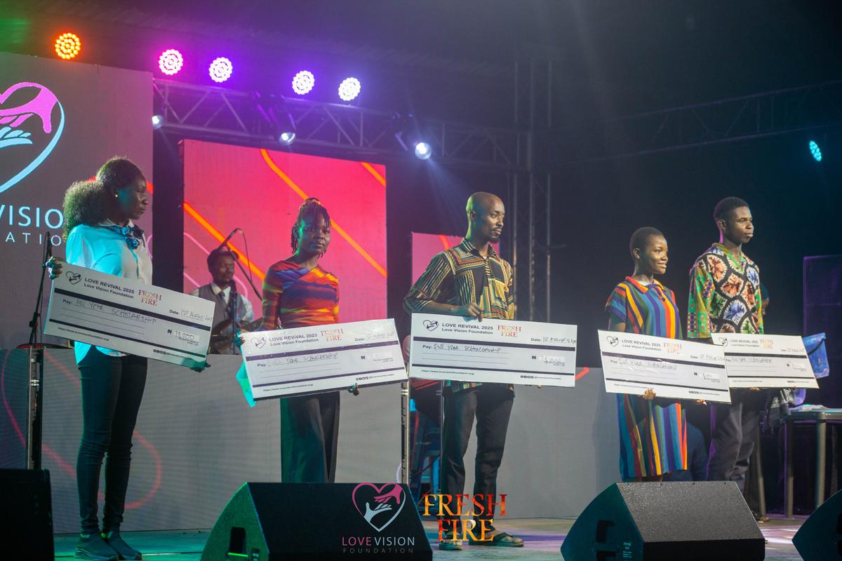 Donated supplies for Love Home